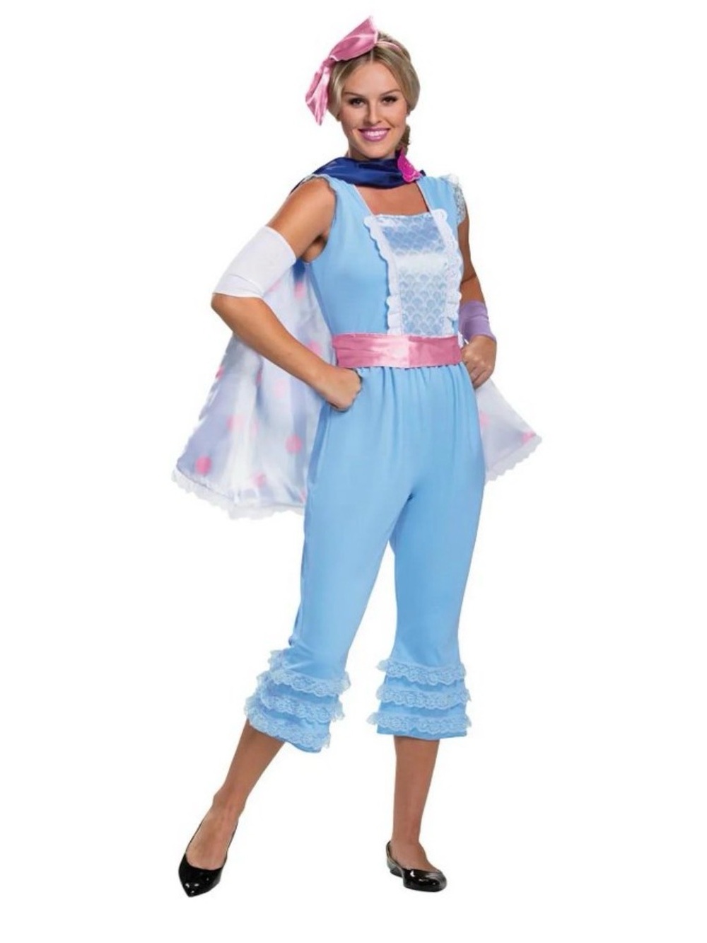 Women Deluxe Toy Story 4 Bo Peep Adult L Costume Jump Suite. - Picture 8 of 8